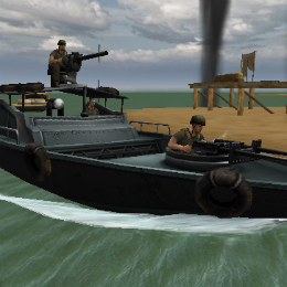 A hajó katonái lövöldözős játék