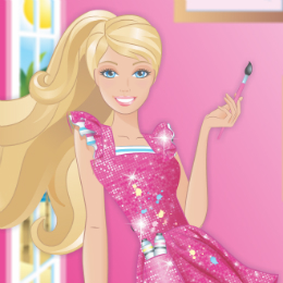 Barbie mint festő művész Barbie játék