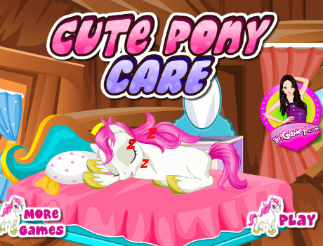 Cute Pony Care lovas játék