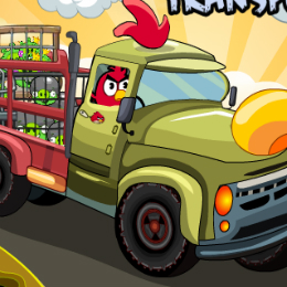 Transport autós Angry Birds játék
