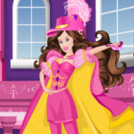 Barbie mint muskétás öltöztetős Barbie játék