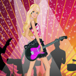 Rock sztár hercegnő Barbie játék
