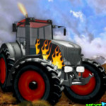 Tractor autós játék