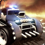 Morcos rendőr autó autós játék