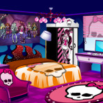 Lány szoba Monster high játék