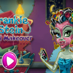 Frankie Stein real makeover Monster high játék