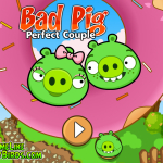 Zöld malac szerelem Angry Birds játék