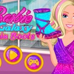 Csizma tervezés Barbie játék