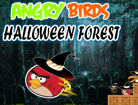 Halloween Forest Angry Birds játék