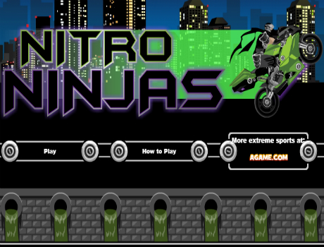 Nitro ninjas motoros játék