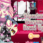 Vipera Gorgon öltöztetős Monster high játék
