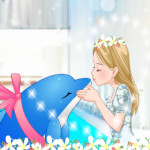 Delfin csók öltöztetős játék