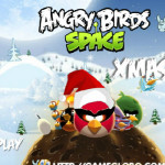 Space Xmas Angry Birds játék