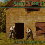Katonai kiképző helyiség lövöldözős játék