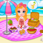 Piknikezés Barbie játék