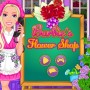 Virágos bolt Barbie játék
